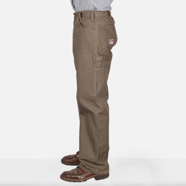Canvas Carpenter Pants - Olive